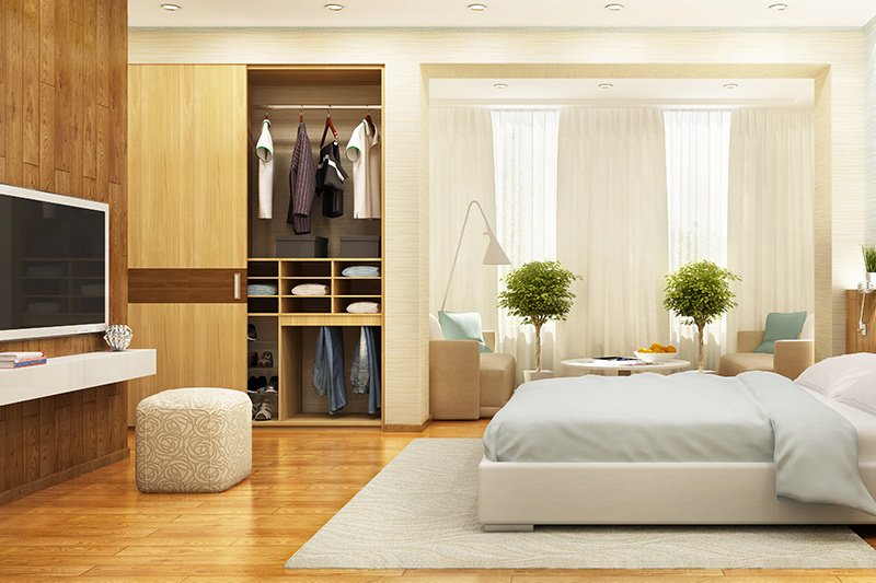 A beautiful cupboard in your bedroom provides you with ample space. Check out our latest collection of modern cupboard designs for your bedroom.