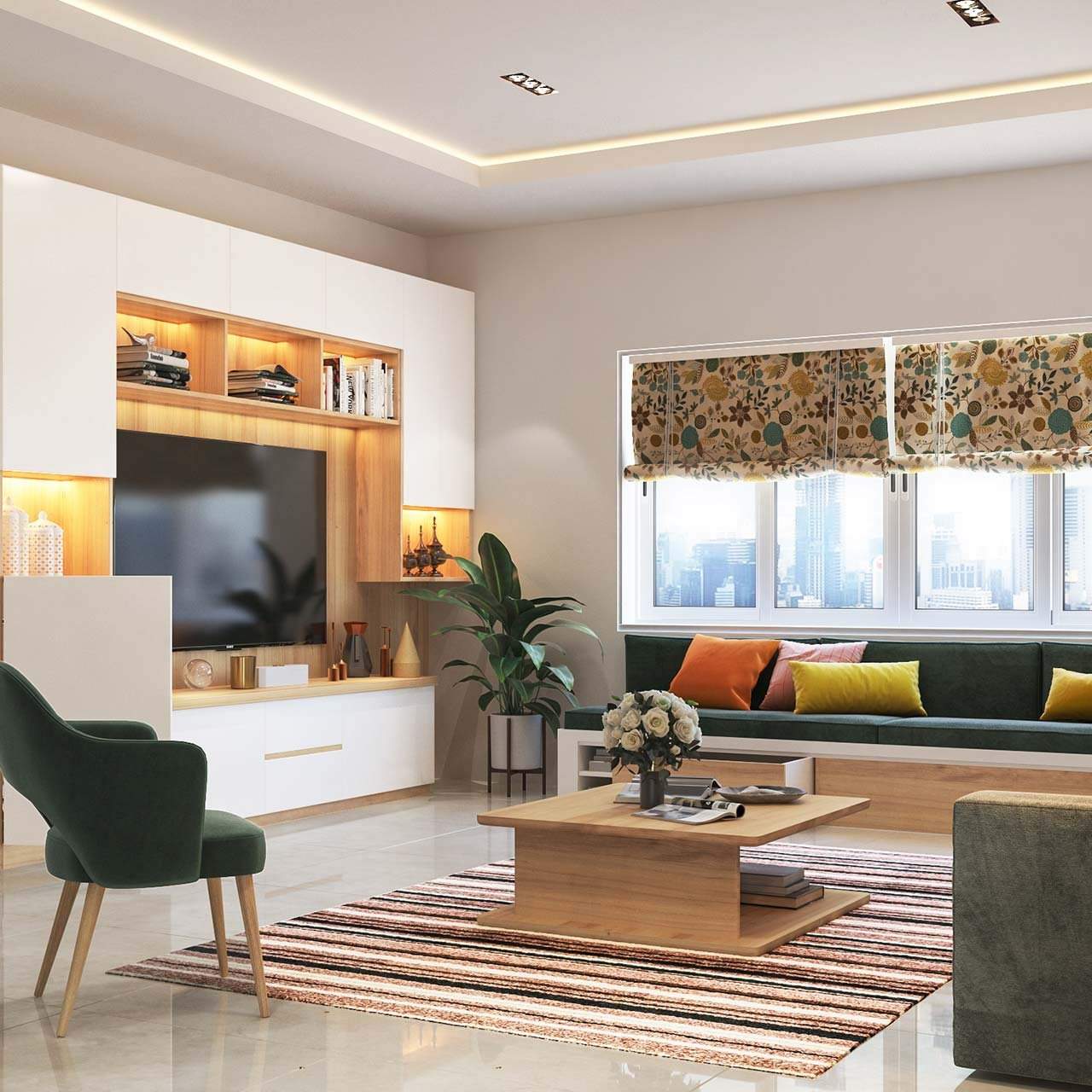 Crafting lounging spaces in bungalow living room design