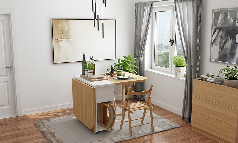 Make Room For Dining With These Drop-Leaf Table Design Ideas