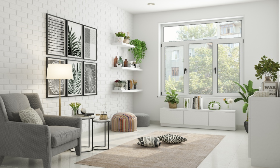 Futuristic home interior design trends 2026 with smart, sustainable, and functional spaces.