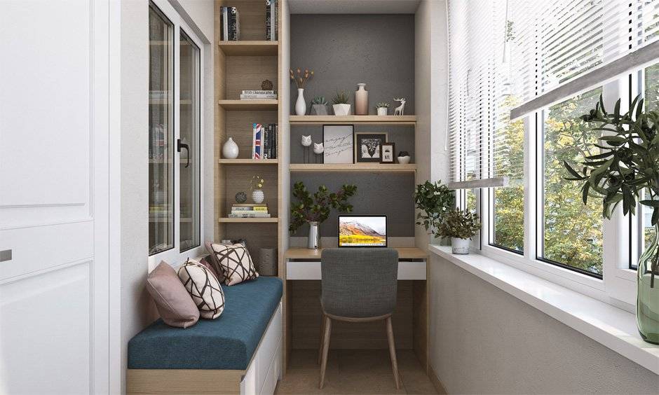 How to decorate balcony with workstation