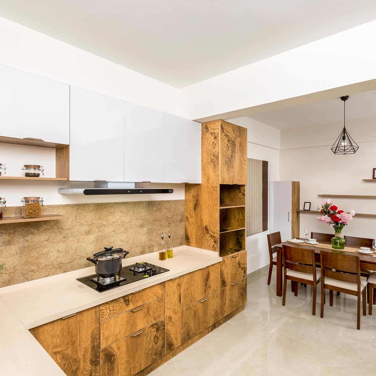 Indian modular kitchen design is a type of modular kitchen