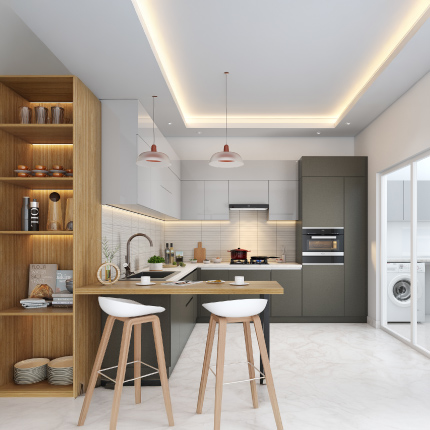 Kitchen interior designers in Kolkata providing space-saving solutions for urban homes