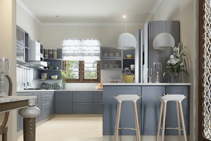 Kitchen pop ceiling design best suited for traditional homes for kitchen ceiling design