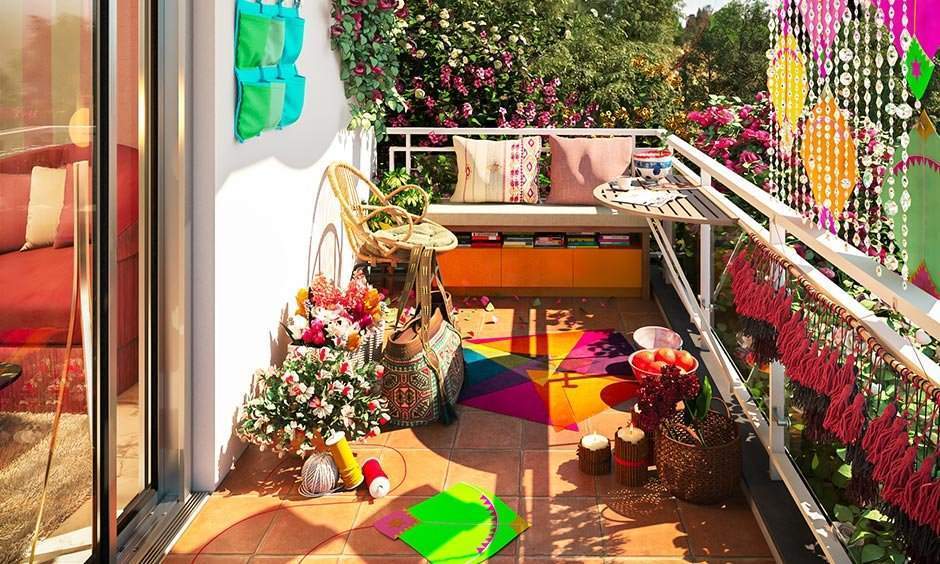 Lohri decoration ideas by lighting up your balcony