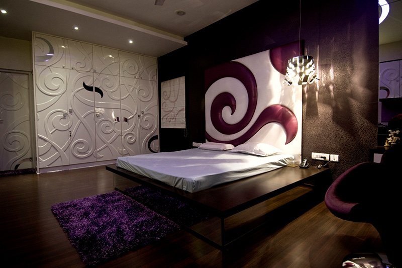 Modern wardrobe designs for bedroom with a great design exactly matching to the head board of the bed with master bedroom wardrobe modern design