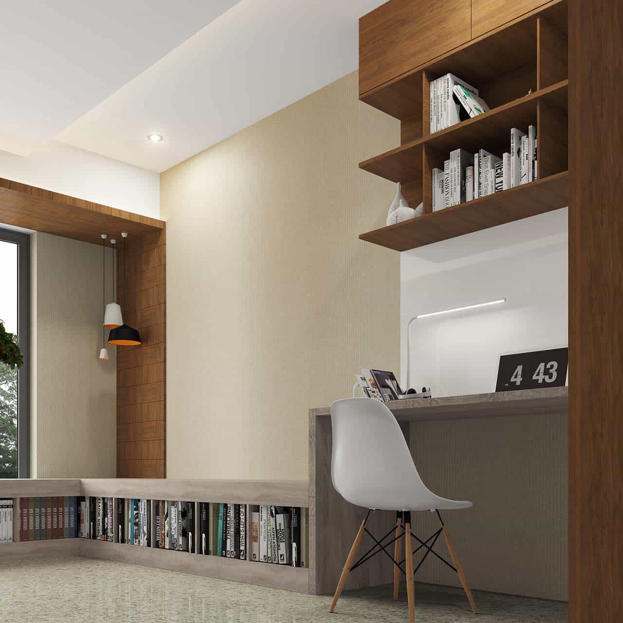 small study room design where the colours you choose for the study room will have a significant effect on your work for study room design