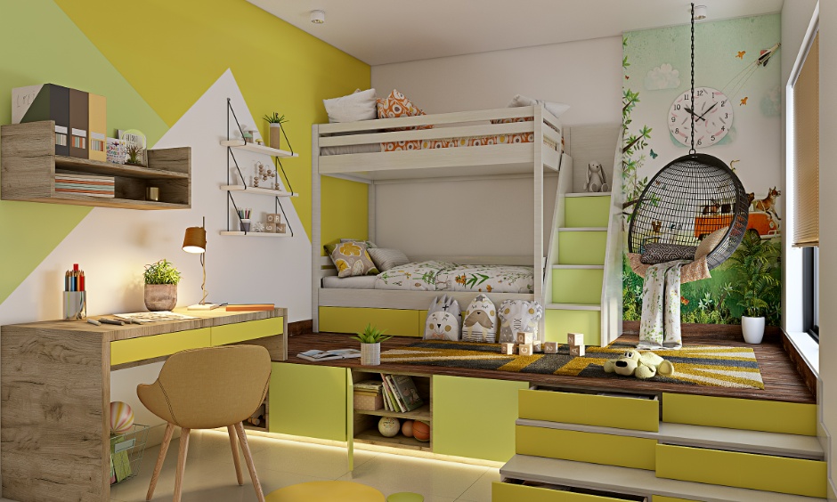 Sustainability of a two-tiered plywood bunk bed for a kid's bedroom