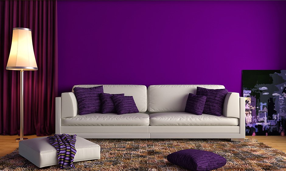 Purple Wall Paint Colours For Your Home
