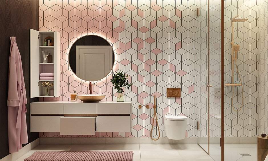 Under-sink bathroom drawers with white laminated are ideal for space-saving solutions for small bathrooms